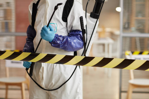 Professional Blood Cleanup technician working in Evans, GA